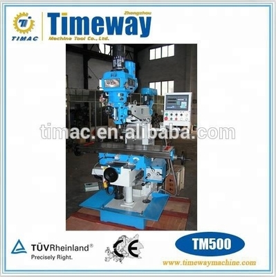 3-осевой TIMEWAY H/V Mill Head Turret Milling Machine TM500 с настраиваемым напряжением