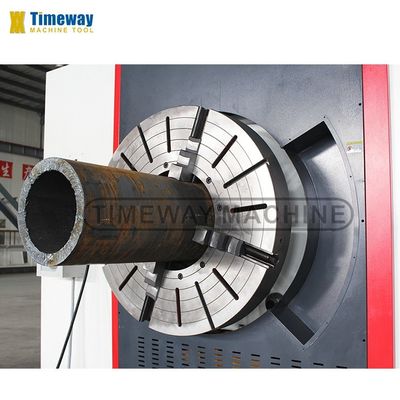 Метрический 140 Spindle Taper Pipe Threading CNC Lathe для нефтедобывающей промышленности