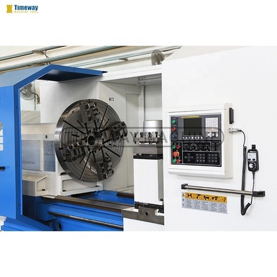 V4 инструментальный пост CNC тяжелый рабочий горизонтальный токарный станк 13500KG для высокоточной обработки