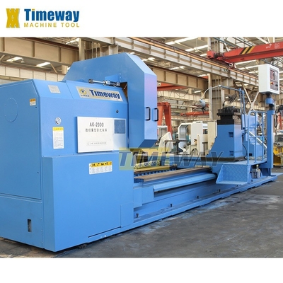 Тяжелая 2-осевая гигантская станковая станка АК-2000/5000 с системой FANUC CNC