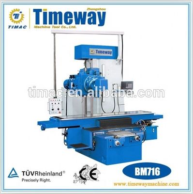 ISO50 Шпиндельная конусовая фрезерная машина BM716 для универсальной вертикальной фрезерной