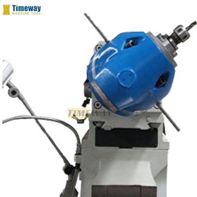 Универсальная фрезерная машина для обработки металла с вращающейся головой и коленным типом ±360° угол рабочего стола