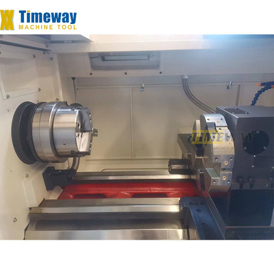 Мини CNC токарный станк с плоской кроватью передовые технологии в Египте 7.5/10 кВт спиндового мотора мощность