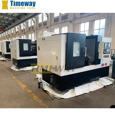 Одностворчатый 12 станций инструментального столба Слатная кровать CNC-вертотехника CK-36 для изготовления конечных деталей