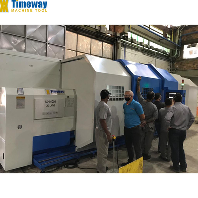 Металлическая обработка упрощенная тяжелая плоская кровать CNC горизонтальная станковая машина АК-1600B