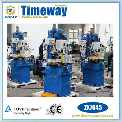 Синяя и белая многофункциональная буровая фрезерная машина с обычным CNC