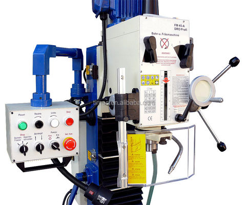 Синяя и белая многофункциональная буровая фрезерная машина с обычным CNC