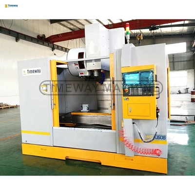 CNC вертикальный обрабатывающий центр с контроллером FANUC ± 0,008 точность позиционирования мм