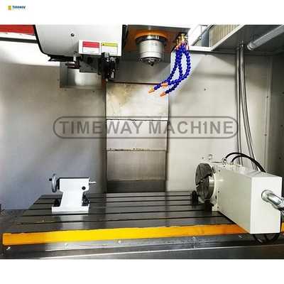 CNC вертикальный обрабатывающий центр с контроллером FANUC ± 0,008 точность позиционирования мм
