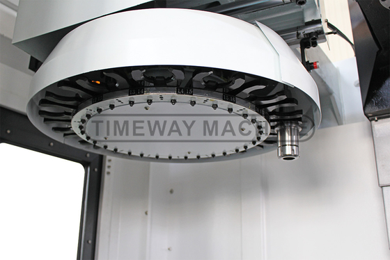 VMC650 Вертикальный центр обработки CNC фрезерная машина с точностью позиционирования ± 0,01 мм