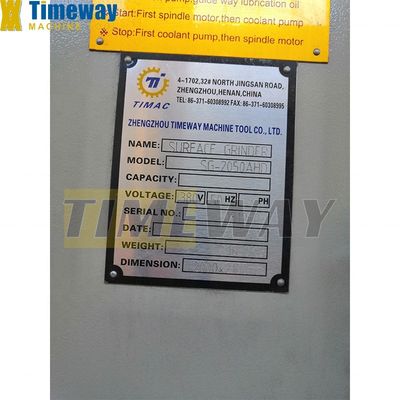 Высококачественный шлифовальный станок SG-2050AH с 560 мм столовым путешествием в 2023 году