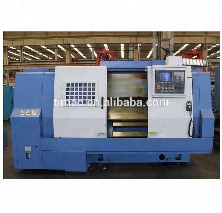 Twin Spindle FANUC Slant Bed CNC Lathe AK-25 с 12 станциями инструментального поста