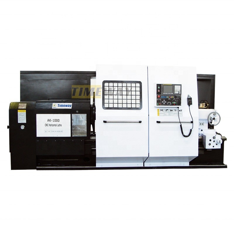 Максимальная вращаемая длина мм 12000 Свинцовая свертка мм 130 CNC токарный станк АК-1000B Комплексная обработка